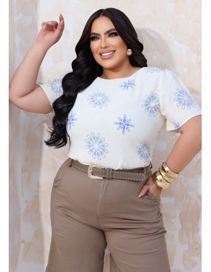 BLUSA PLUS SIZE LARISSA 