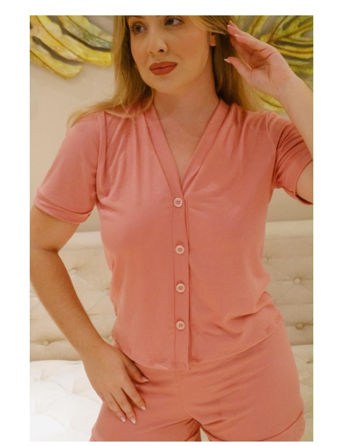 BABY DOLL AMERICANO ALINE COM PUNHO 