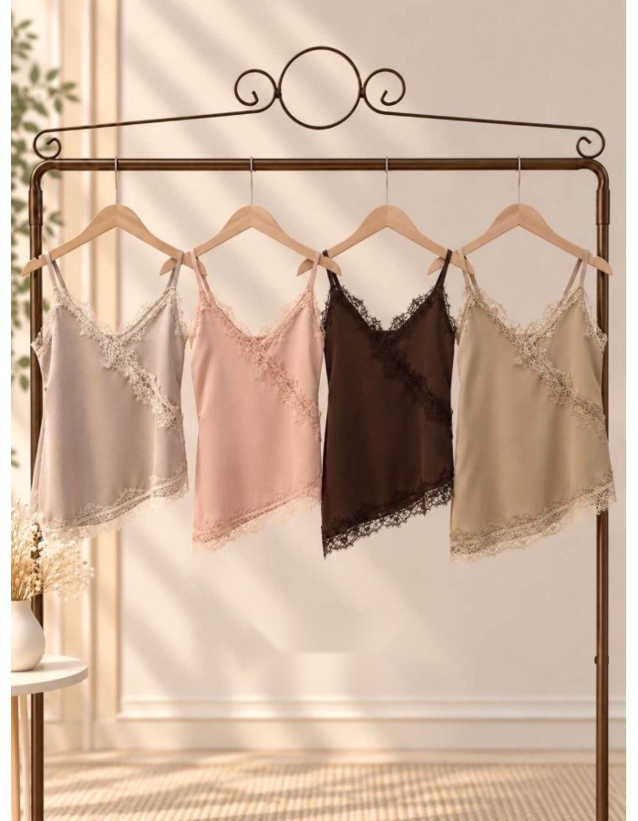 Blusa de Alça Cetim