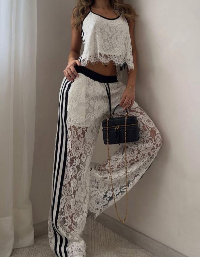 CONJUNTO CALÇA RENDA ELÁSTICO
