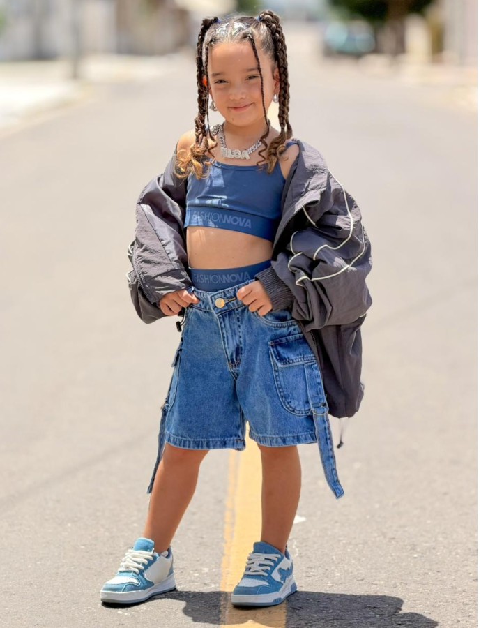 BERMUDA JEANS INFANTIL