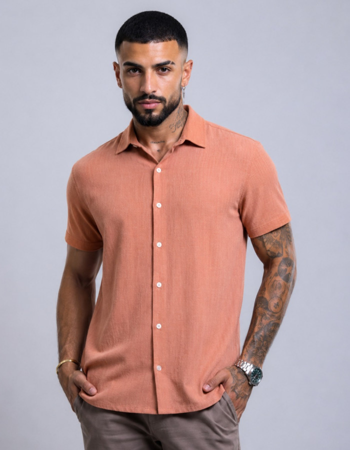 CAMISA MC TRUE LINHO