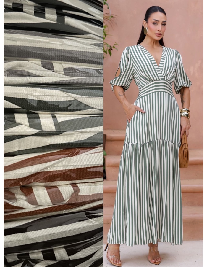 VESTIDO NALA LISTRADO