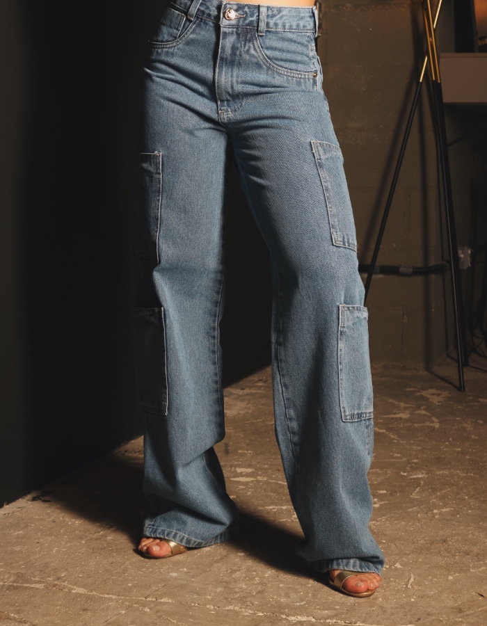CALÇA CARGO SKY