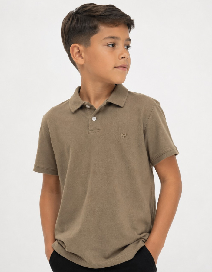 GOLA POLO SUEDINE INFANTIL