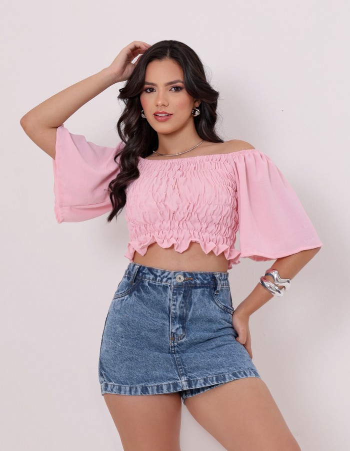 SHORT SAIA JEANS DESGRADEADO
