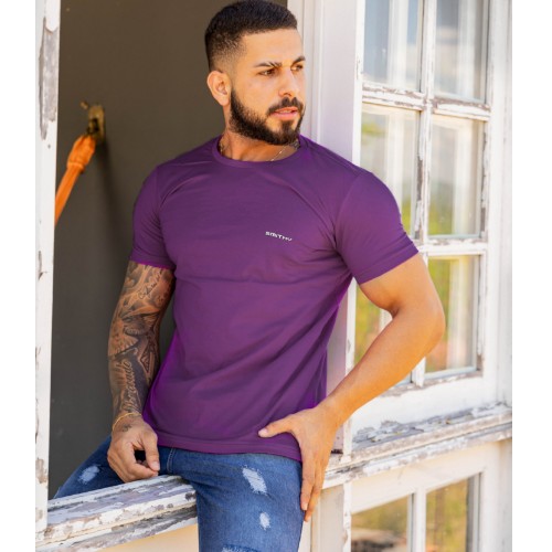 Camisa careca slin print 