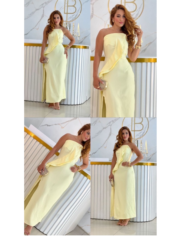 vestido babado 