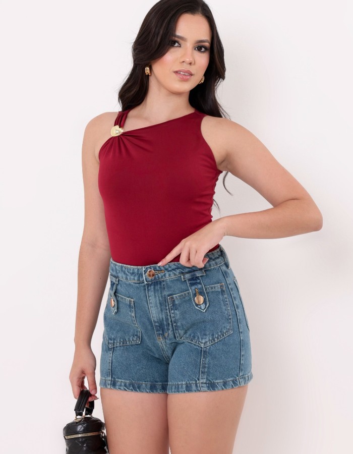 SHORT JEANS DESGRADEADO