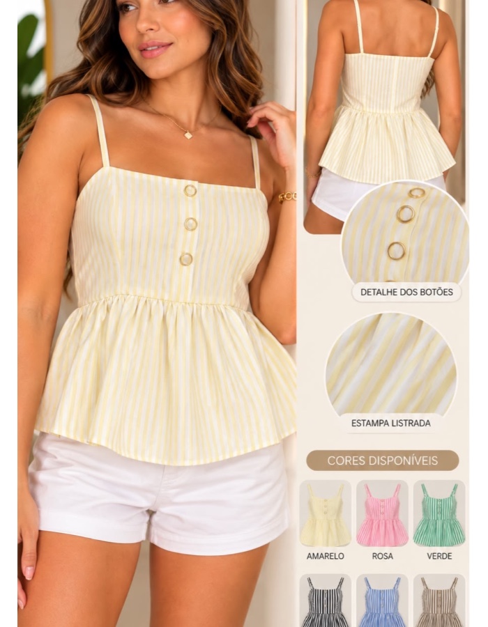 Blusa listrada 