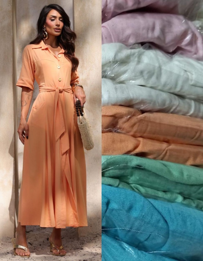 VESTIDO LISO