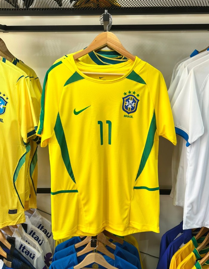 BRASIL 2002 UNIFORME I RONALDINHO 11