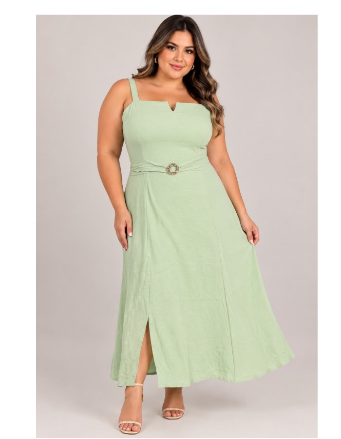 Vestido Plus Janete 