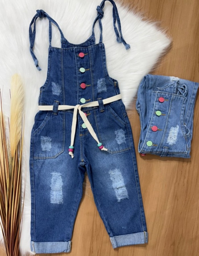 Macação jeans 