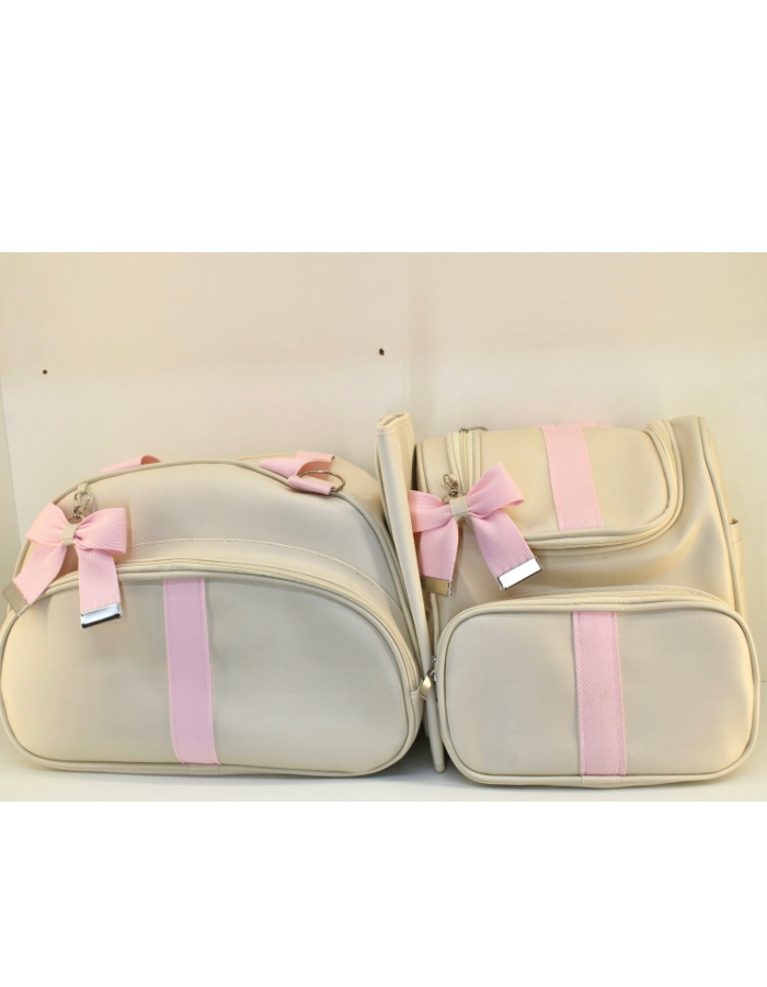 KIT BOLSA LISA COM MOCHILA E TROCADOR BEBE EMANUEL 