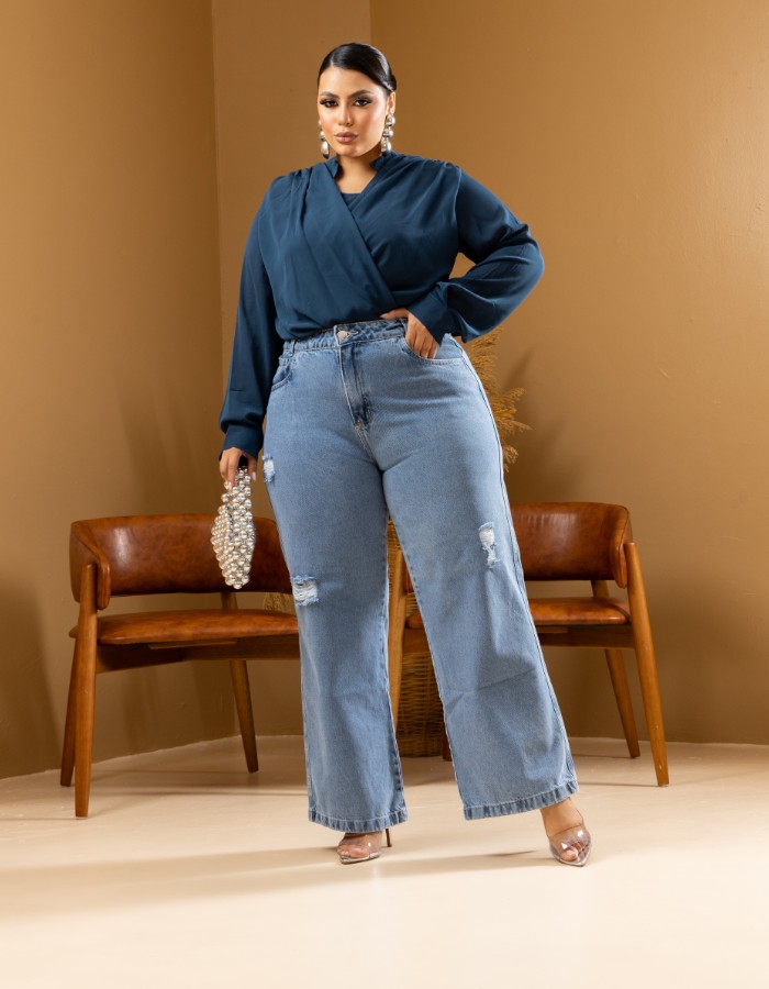CALÇA PLUS 100% 