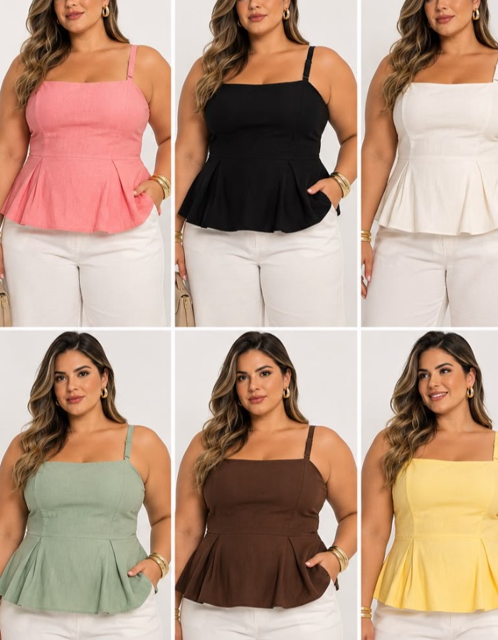 PEPLUM PLUS SIZE 