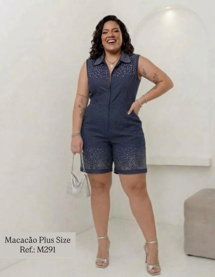 MACACÃO PLUS SIZE TICIANE