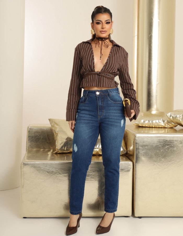 CALÇA MOM