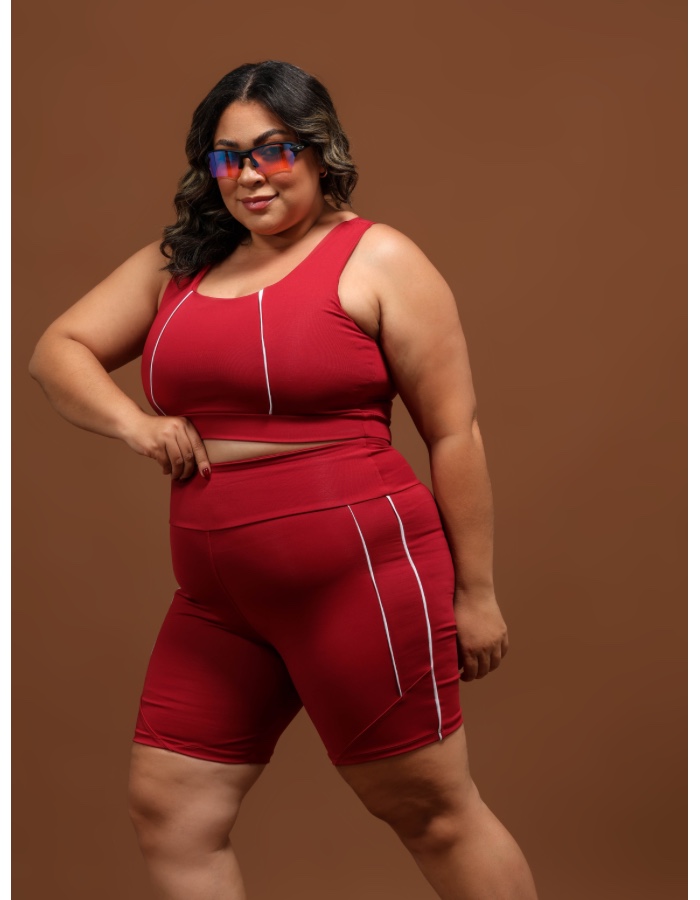 CONJ. DE SHORT PLUS FRISO MAXX 