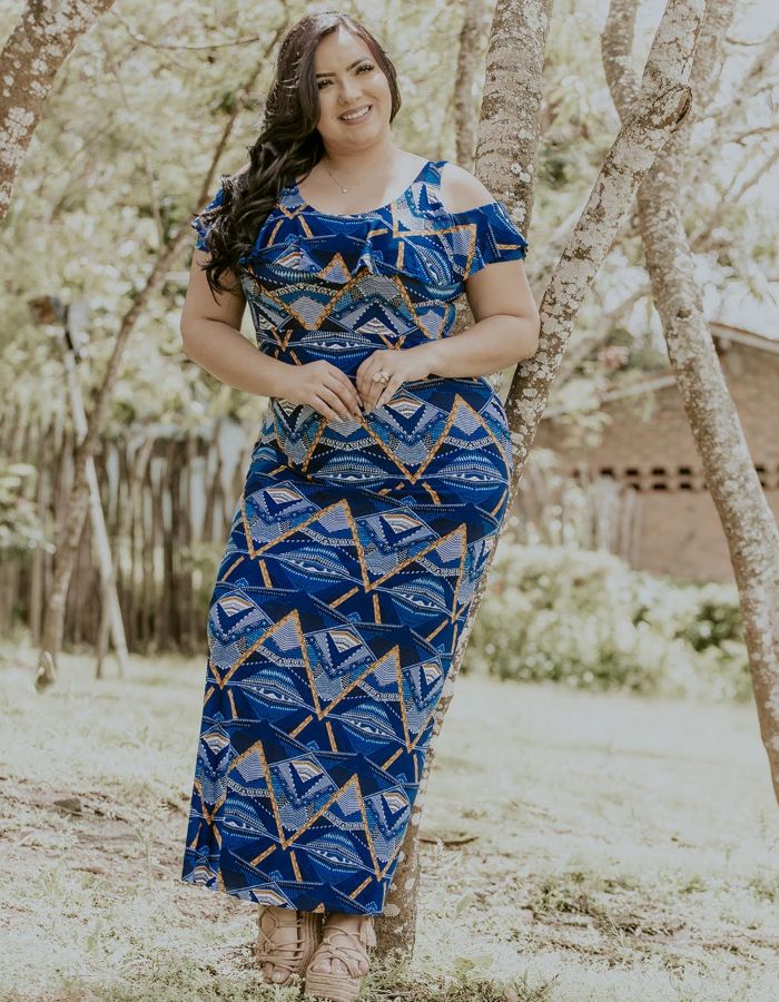 VESTIDO LONGO CIGANA - TAM G