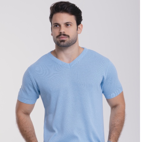 CAMISA TRICÔ V JACARD 