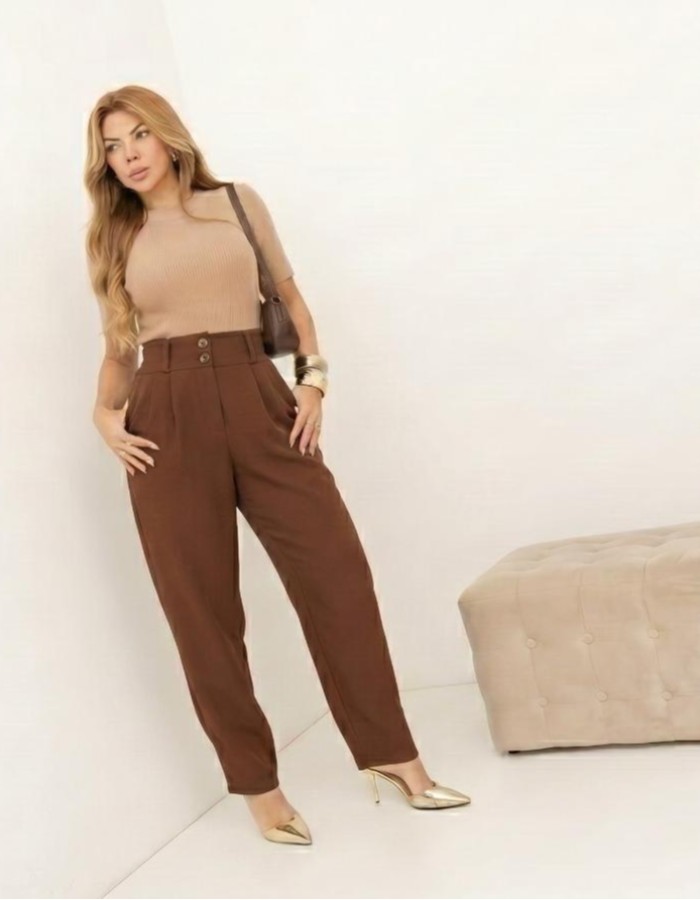calça alfaiataria reta