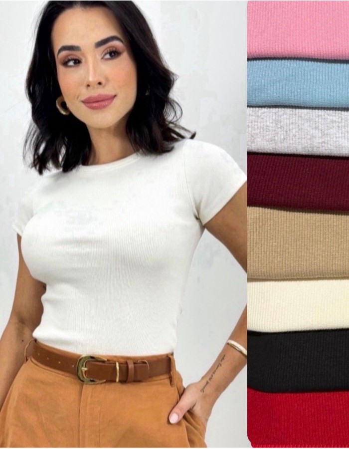 BLUSA RIBANA PREMIUM COM MANGA