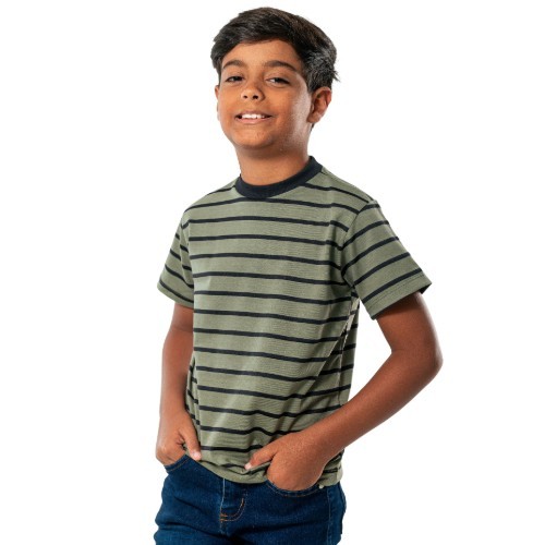 ********** PROMOÇÃO ********** CAMISETA PREMIUM INFANTIL POSEIDON LISTRADA