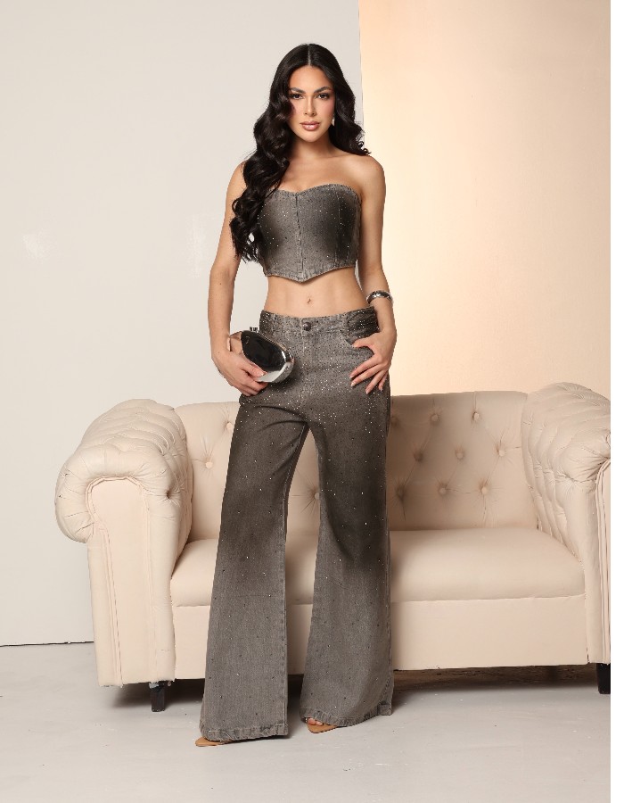 CALÇA SLIM 100%