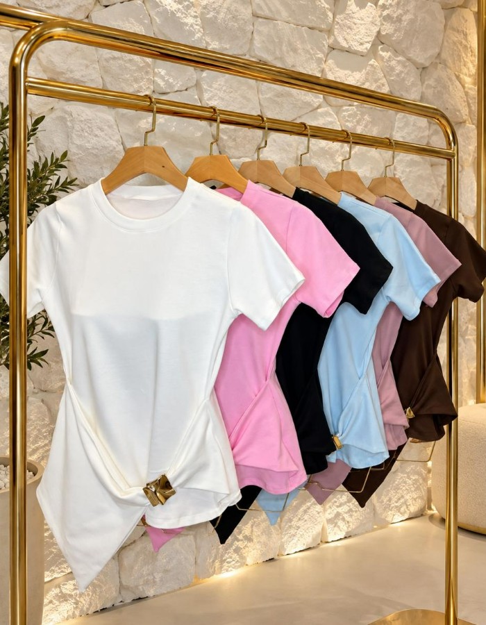 blusa baby luck com acessorio 