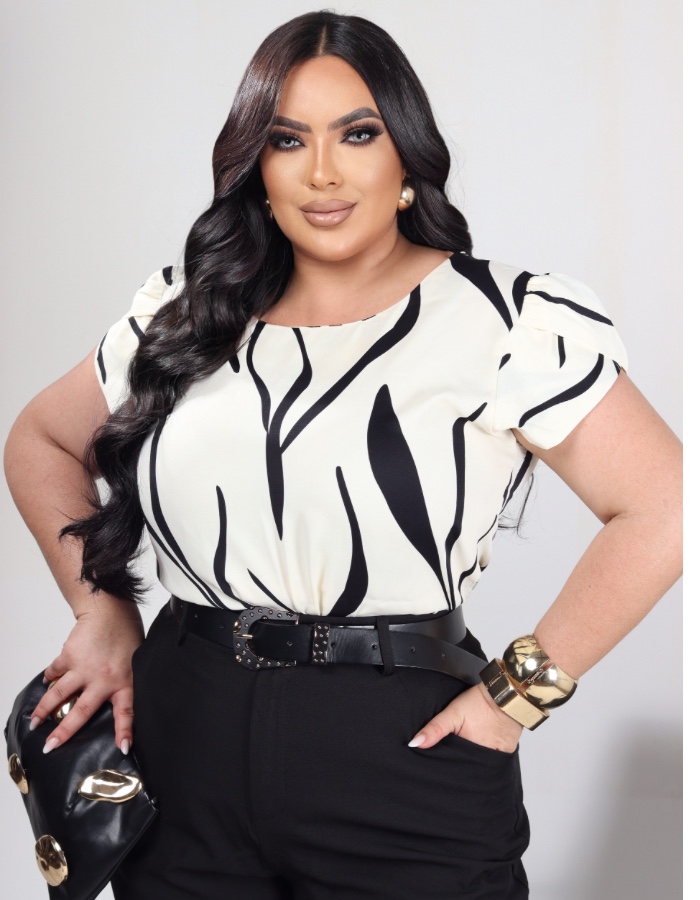 BLUSA PLUS SIZE BETTY