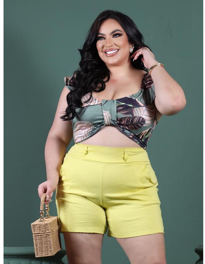 Cropped estilo laço 