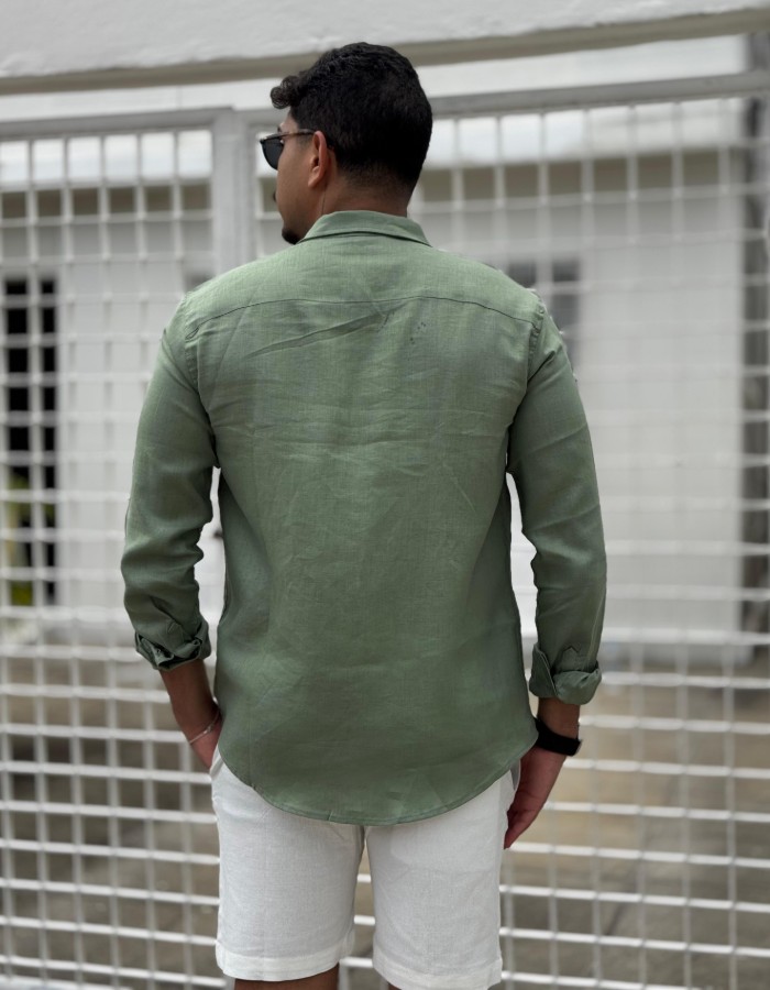 Produto puro-linho-verde 0