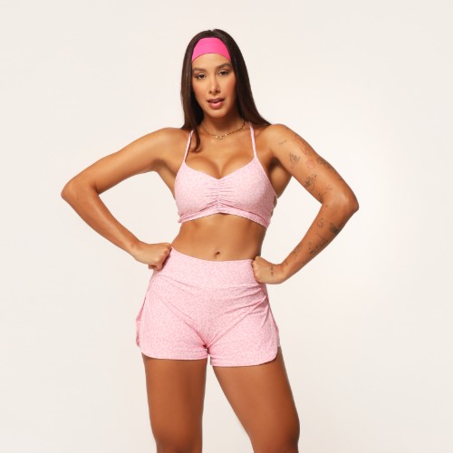 CONJUNTO SHORT DUPLO ESTAMPADO