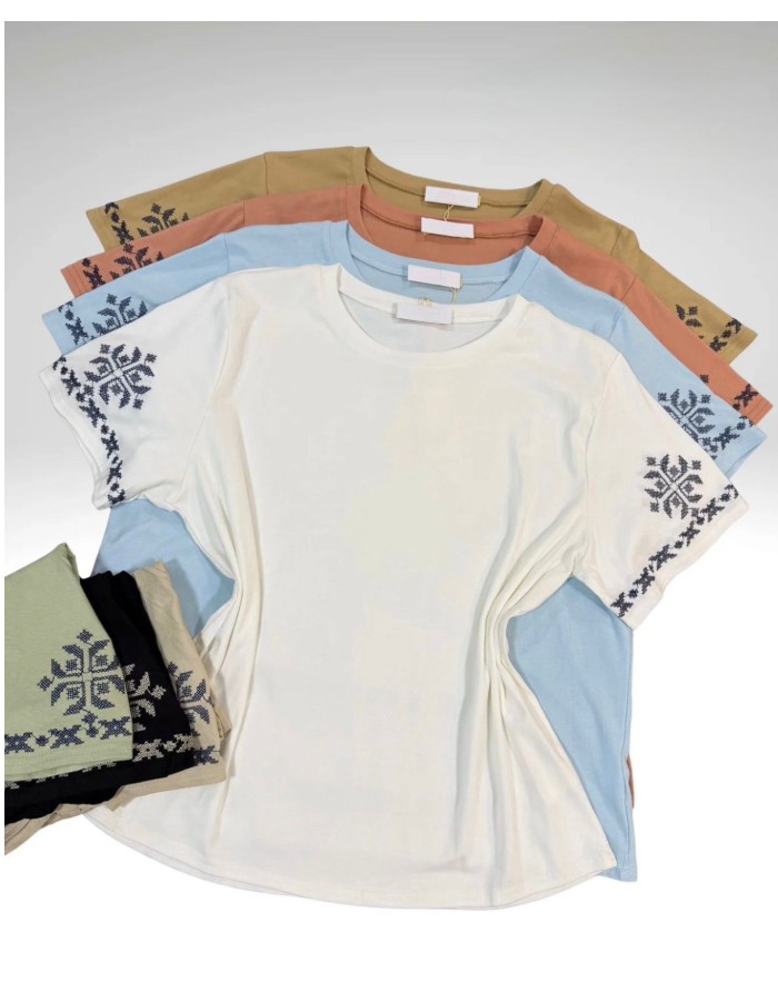BLUSA DE MANGA PLUS SIZE