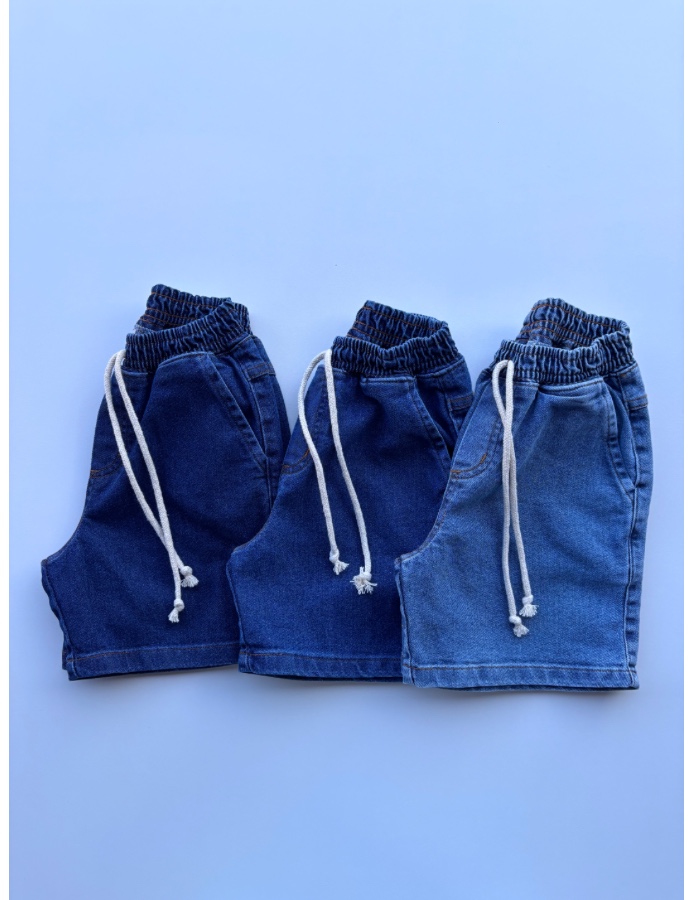 Short Mauricinho Jeans Com Elastano Juvenil
