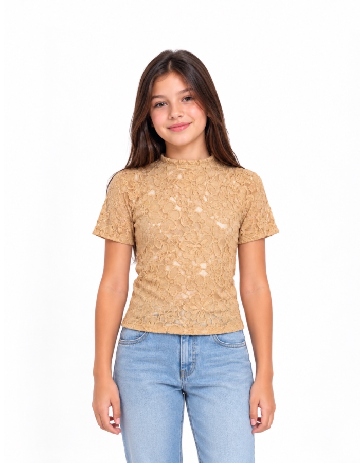 BLUSA RENDA MC