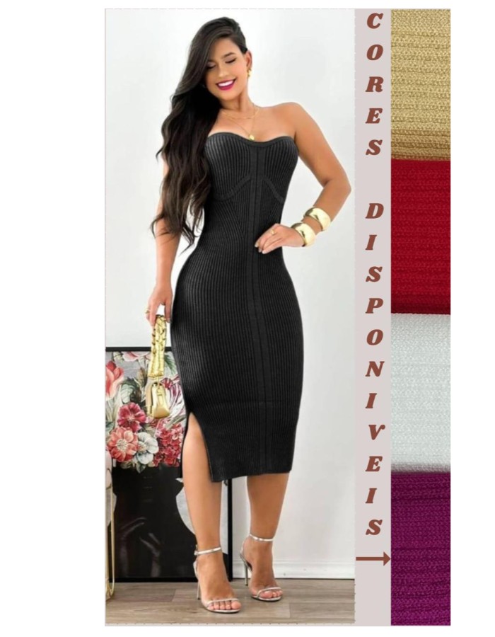 VESTIDO SEM ALÇA
