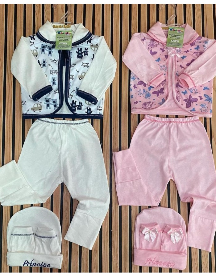 PAGAO ESTAMPADO COM TOUCA RAYSLA