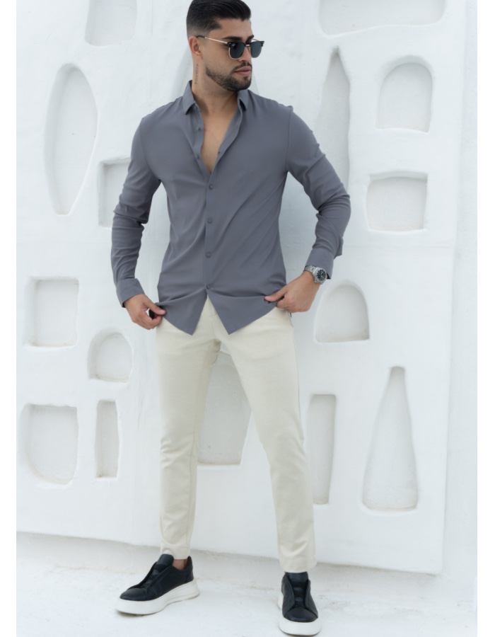 CAMISA SOCIAL TECH MANGA LONGA