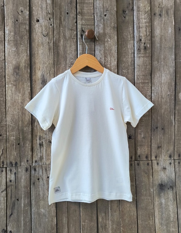 CAMISA DE ALGODÃO BÁSICA MARFIM
