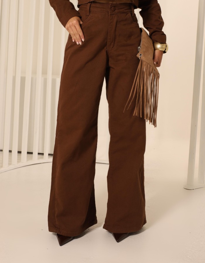 CALÇA PANTALONA  MARROM