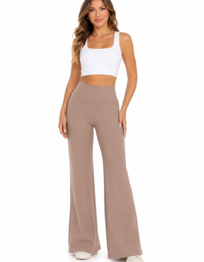 Calça Flare Cos Alto 