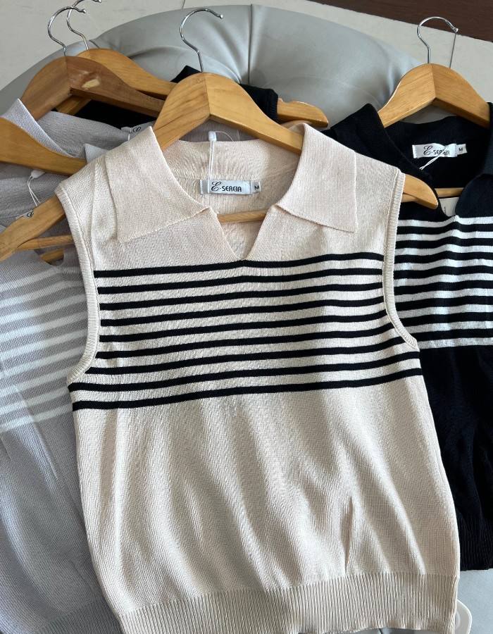 BLUSA TRICO COM GOLA