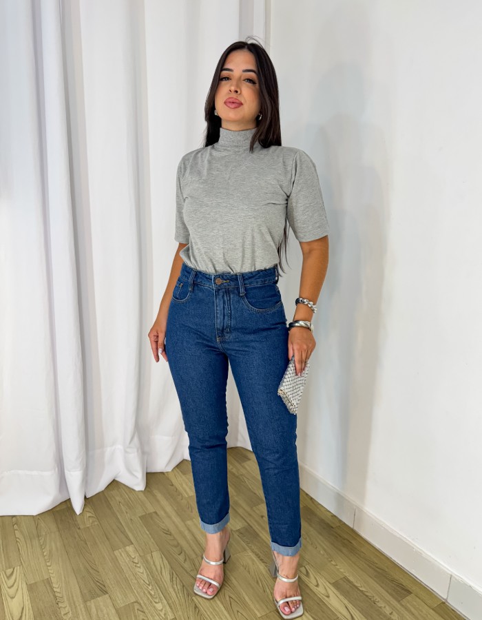 CALÇA MON AZUL ESCURA