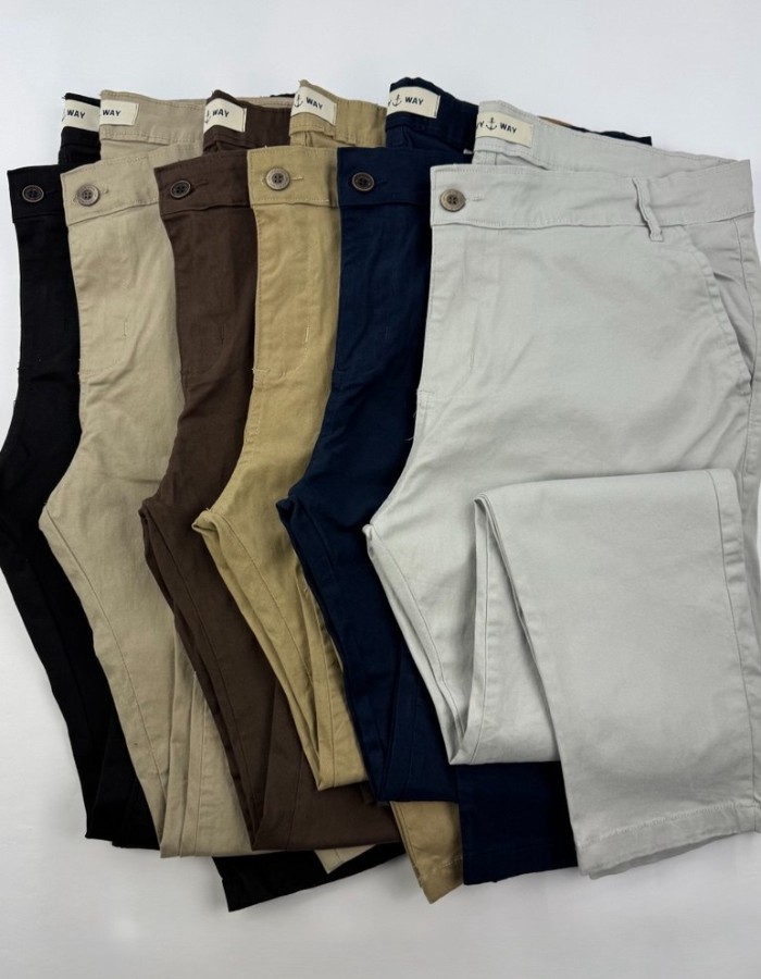 CALÇA CHINO PLUS SIZE 