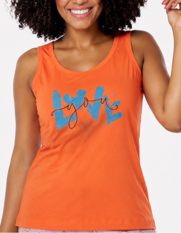 APENAS BLUSA REGATA-LOVE