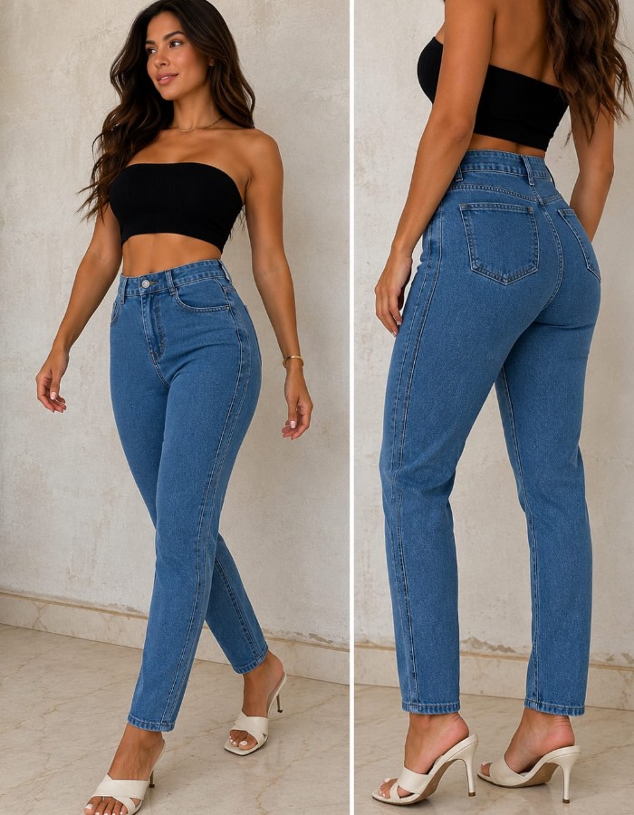 CALÇA MOM JEANS