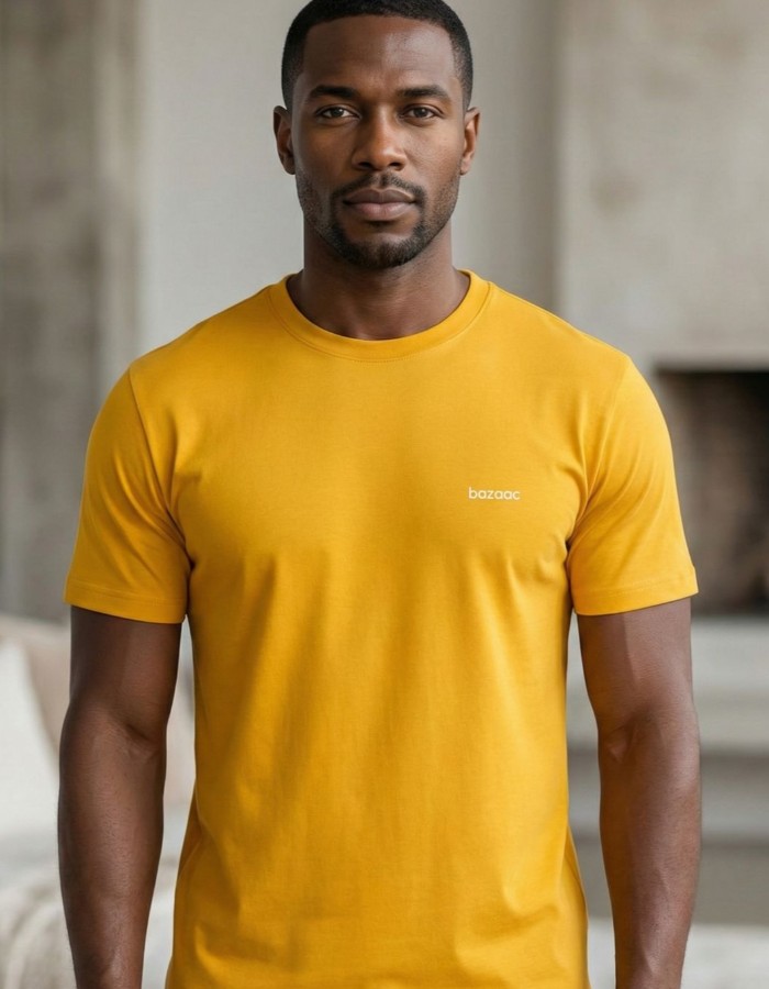 CAMISA BÁSICA MOSTARDA